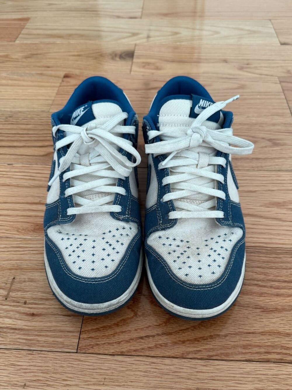 Mens Nike Dunk Low SE Sashiko Industrial Blue - Picture 5 of 11
